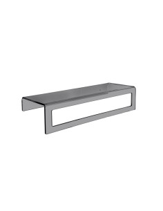iPLEX Design - Clio Portasciugamano Small Fume' in plexiglass - fumè - 40x10x16 cm