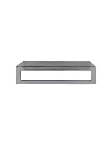 iPLEX Design - Clio Portasciugamano Small Fume' in plexiglass - fumè - 40x10x16 cm