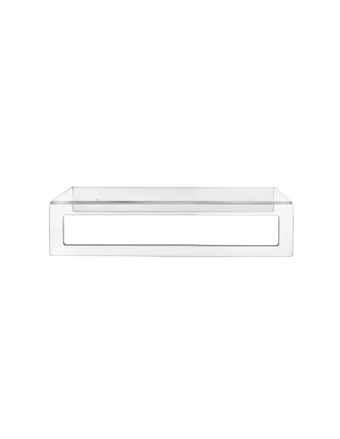 iPLEX Design - Clio Portasciugamano Small in plexiglass - Trasparente - 40x10x16 cm