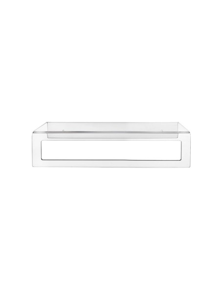 iPLEX Design - Clio Portasciugamano Small in plexiglass - Trasparente - 40x10x16 cm