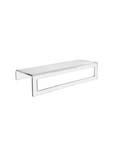 iPLEX Design - Clio Portasciugamano Small in plexiglass - Trasparente - 40x10x16 cm