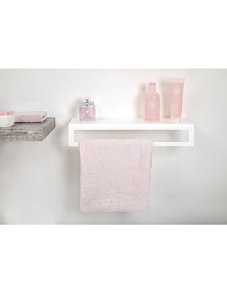 iPLEX Design - Clio Portasciugamano Big White in plexiglass - bianco - 55x10x16 cm