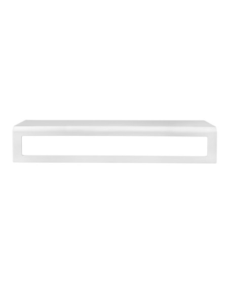 iPLEX Design - Clio Portasciugamano Big White in plexiglass - bianco - 55x10x16 cm
