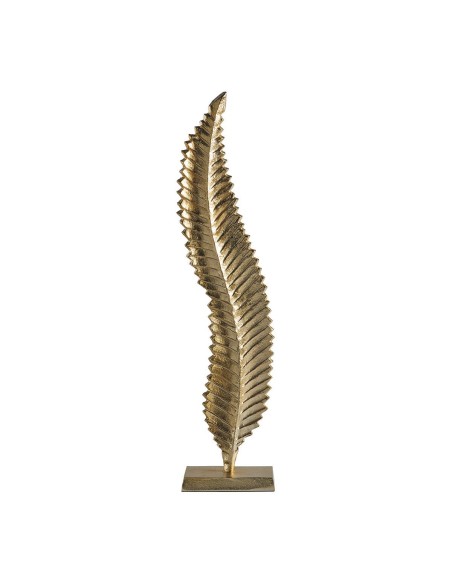 Blanc D' Ivoire - Statua Foglia dorata cm 10x1x62h