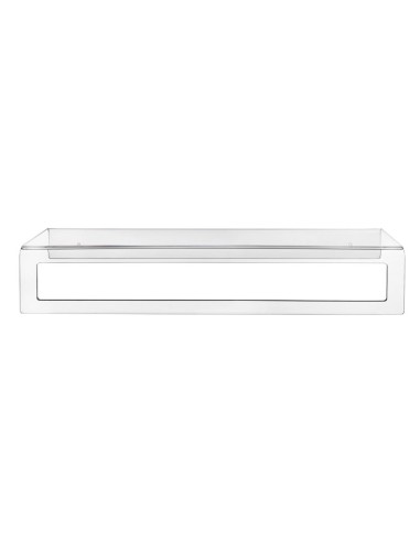 iPLEX Design - Clio Portasciugamano Big in plexiglass - Trasparente - 55x10x16 cm