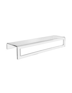 iPLEX Design - Clio Portasciugamano Big in plexiglass - Trasparente - 55x10x16 cm