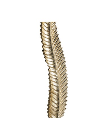 Blanc D' Ivoire - Statua Foglia dorata cm 10x1x62h