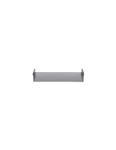 iPLEX Design - Clio Portasciugamani Mantile Small Fume' in plexiglass - fumè - 30x8x7,5 cm