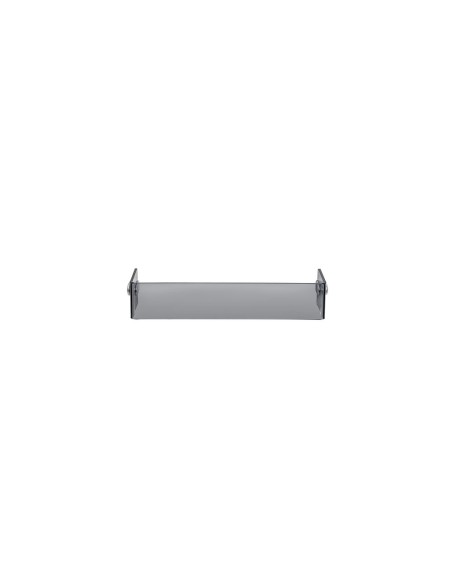 iPLEX Design - Clio Portasciugamani Mantile Small Fume' in plexiglass - fumè - 30x8x7,5 cm