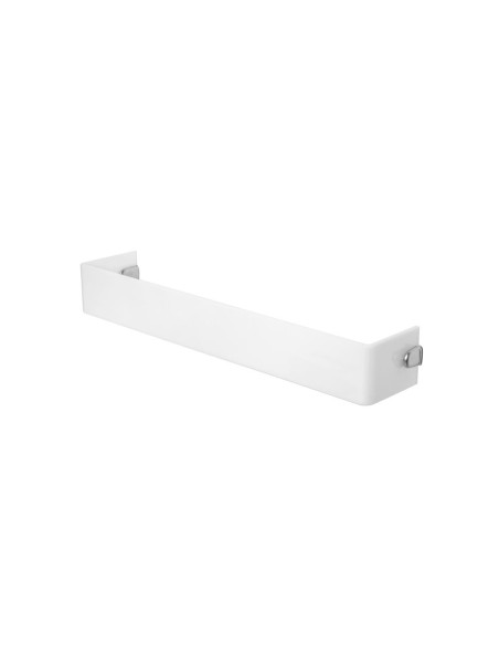iPLEX Design - Clio Portasciugamani Mantile Medium White in plexiglass - bianco - 45x8x7,5 cm