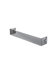 iPLEX Design - Clio Portasciugamani Mantile Medium Fume' in plexiglass - fumè - 45x8x7,5 cm 2