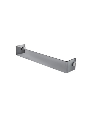 iPLEX Design - Clio Portasciugamani Mantile Medium Fume' in plexiglass - fumè - 45x8x7,5 cm