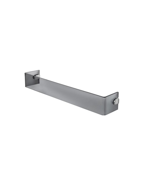 iPLEX Design - Clio Portasciugamani Mantile Medium Fume' in plexiglass - fumè - 45x8x7,5 cm