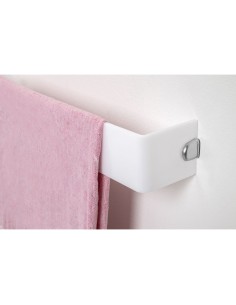 iPLEX Design - Clio Portasciugamani Mantile Large White in plexiglass - bianco - 60x8x7,5 cm 2
