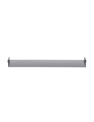 iPLEX Design - Clio Portasciugamani Mantile Large Fume' in plexiglass - fumè - 60x8x7,5 cm