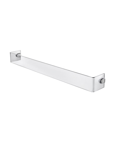 iPLEX Design - Clio Portasciugamani Mantile Large in plexiglass - Trasparente - 60x8x7,5 cm