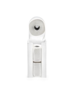 iPLEX Design - Clio Portarotoli (Di Scorta) White in plexiglass - bianco - 14,5x45,5x12 cm 2