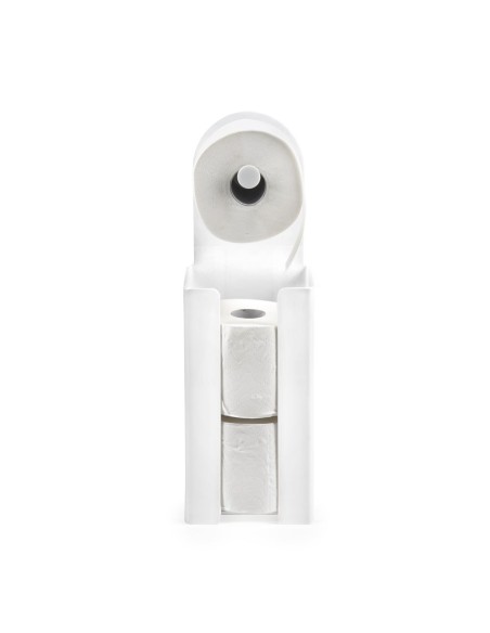 iPLEX Design - Clio Portarotoli (Di Scorta) White in plexiglass - bianco - 14,5x45,5x12 cm