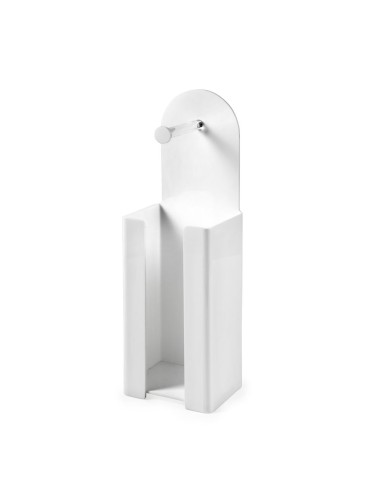 iPLEX Design - Clio Portarotoli (Di Scorta) White in plexiglass - bianco - 14,5x45,5x12 cm