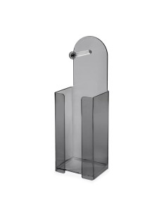 iPLEX Design - Clio Portarotoli (Di Scorta) Fume' in plexiglass - fumè - 14,5x45,5x12 cm
