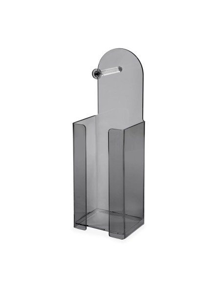 iPLEX Design - Clio Portarotoli (Di Scorta) Fume' in plexiglass - fumè - 14,5x45,5x12 cm