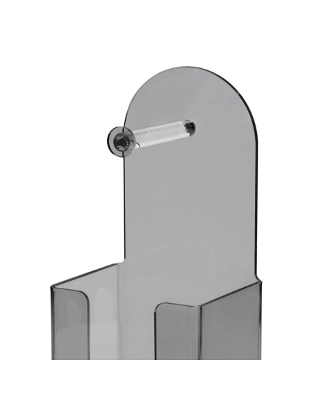 iPLEX Design - Clio Portarotoli (Di Scorta) Fume' in plexiglass - fumè - 14,5x45,5x12 cm