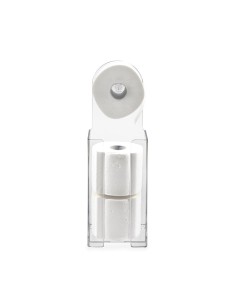 iPLEX Design - Clio Portarotoli (Di Scorta) in plexiglass - Trasparente - 14,5x45,5x12 cm 2
