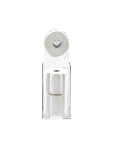 iPLEX Design - Clio Portarotoli (Di Scorta) in plexiglass - Trasparente - 14,5x45,5x12 cm