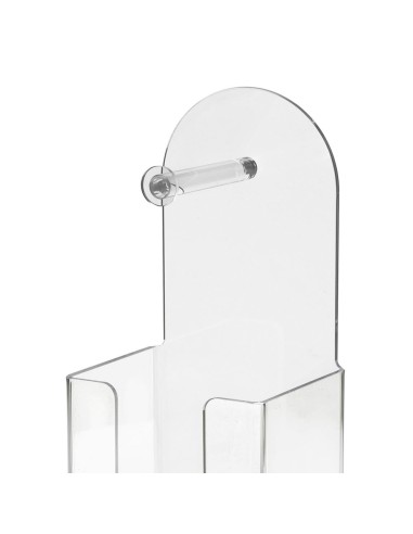 iPLEX Design - Clio Portarotoli (Di Scorta) in plexiglass - Trasparente - 14,5x45,5x12 cm