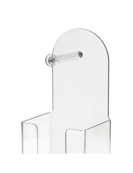 iPLEX Design - Clio Portarotoli (Di Scorta) in plexiglass - Trasparente - 14,5x45,5x12 cm