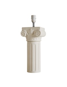 Blanc D' Ivoire - Base lampada COLONNE GM in ceramica beige dia. 18x35 h 2