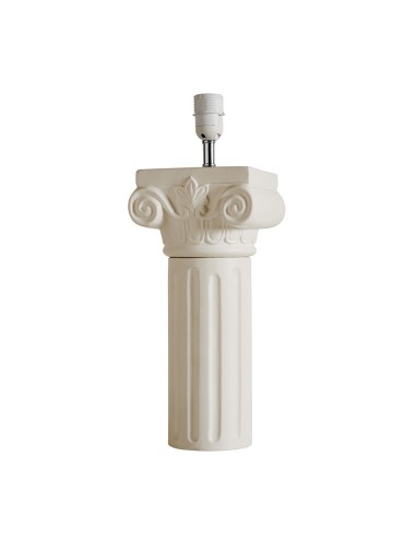 Blanc D' Ivoire - Base lampada COLONNE GM in ceramica beige dia. 18x35 h