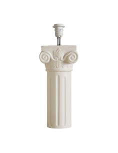 Blanc D' Ivoire - Base lampada COLONNE GM in ceramica beige dia. 18x35 h