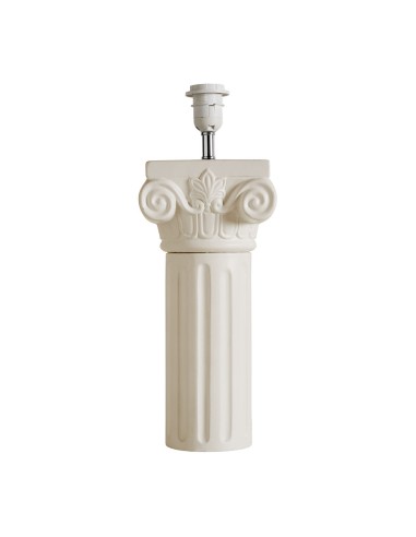Blanc D' Ivoire - Base lampada COLONNE GM in ceramica beige dia. 18x35 h
