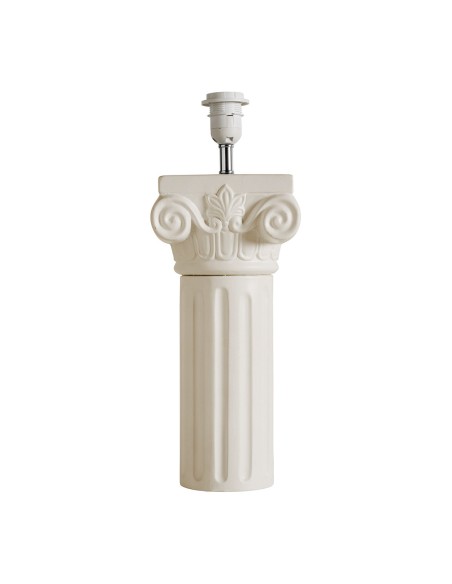 Blanc D' Ivoire - Base lampada COLONNE GM in ceramica beige dia. 18x35 h