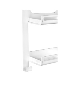 iPLEX Design - Clio Mensola Doccia White in plexiglass - bianco - 33x19x56 cm 2
