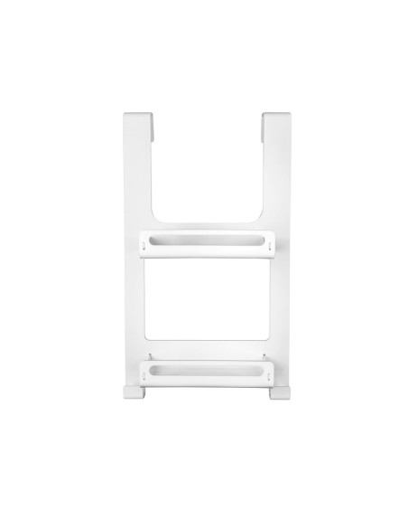 iPLEX Design - Clio Mensola Doccia White in plexiglass - bianco - 33x19x56 cm