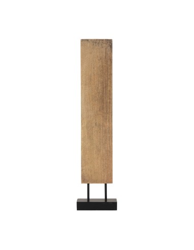 Blanc D' Ivoire - Statua ARABESQUES verticale su base in mango cm 15x8x65 h