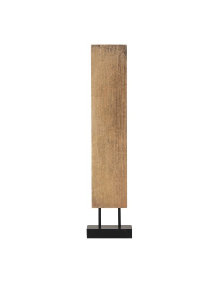 Blanc D' Ivoire - Statua ARABESQUES verticale su base in mango cm 15x8x65 h