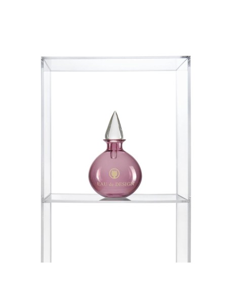 iPLEX Design - Clio Cubo Double Da Terra in plexiglass - Trasparente - 30x60x30 cm