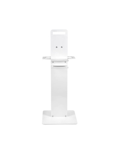 iPLEX Design - Clio Colonnina Bagno (Portacarta Ascugamano E Sapone Da Bidet) White in plexiglass - bianco - 31x87x23 cm