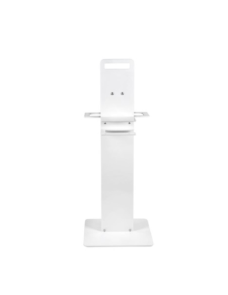 iPLEX Design - Clio Colonnina Bagno (Portacarta Ascugamano E Sapone Da Bidet) White in plexiglass - bianco - 31x87x23 cm