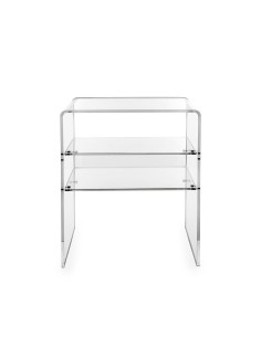 iPLEX Design - Lyn Comodino Trasparente in plexiglass - 40x50x33 cm