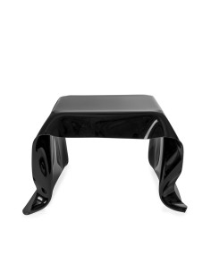 iPLEX Design - Drappeggi Tavolo Quadrato Basso Nero in plexiglass - 60x40x75 cm