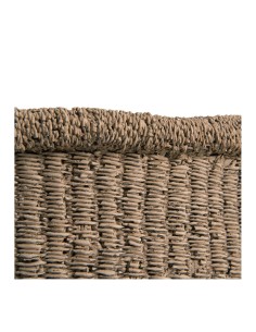 Blanc D' Ivoire - Cache-pot Cika in cemento beige effetto sacco cm 44x43x24,7 2