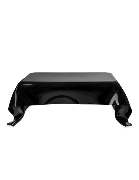 iPLEX Design - Drappeggi Tavolo Basso Nero in pmma - 115x39x77 cm