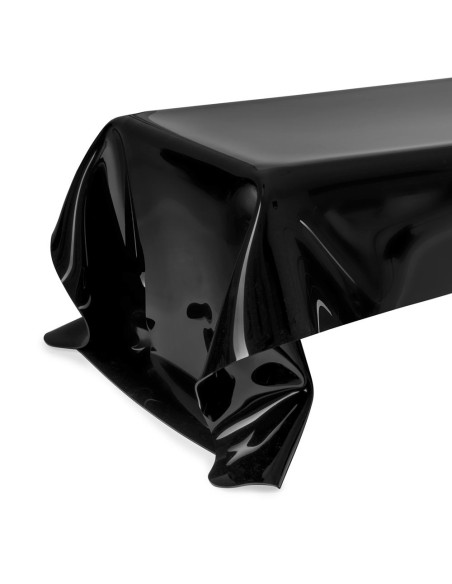 iPLEX Design - Drappeggi Tavolo Basso Nero in pmma - 115x39x77 cm