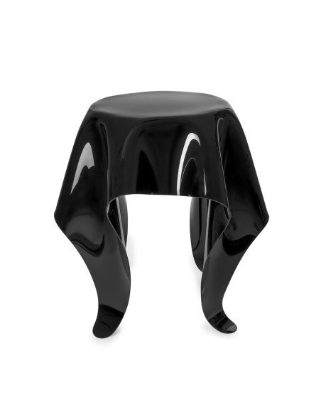 iPLEX Design - Drappeggi Tavolo Alto Nero in pmma - 76x66x67 cm