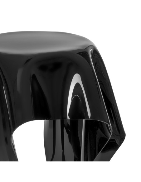 iPLEX Design - Drappeggi Tavolo Alto Nero in pmma - 76x66x67 cm
