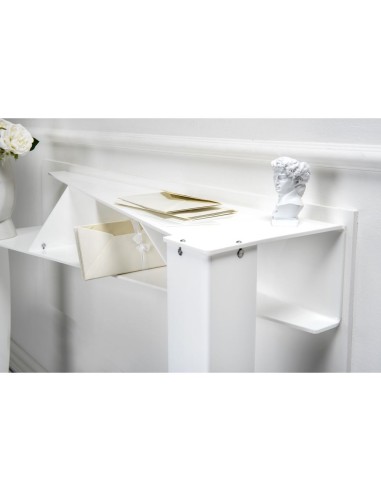 iPLEX Design - Chopin Consolle Bianca in plexiglass - bianco - 100x30x83,5h Cm